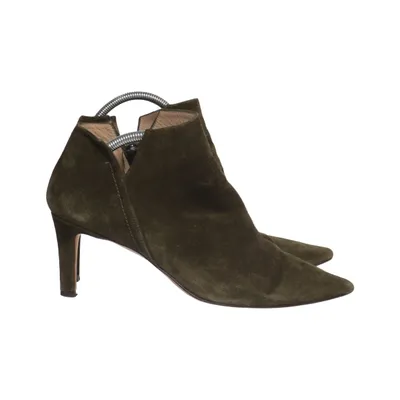 Heeled boots (Green) from Pura Lopez Suede