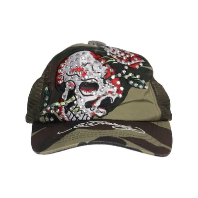 Casquette de camionneur (Vert, Multicolore) de Ed Hardy