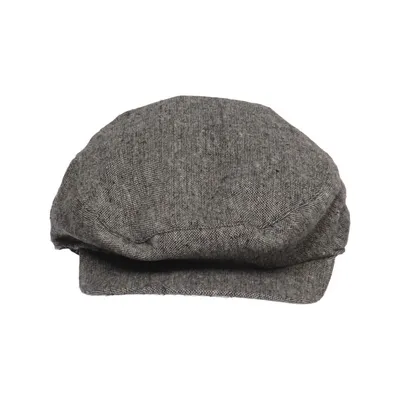 Flat cap (Gray) from KappAhl Polyester, Wool