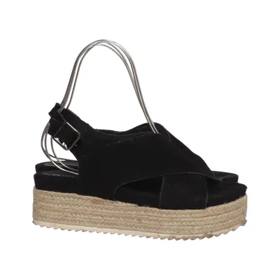 Chaussure compensées (Noir) de QUAZI Cuir