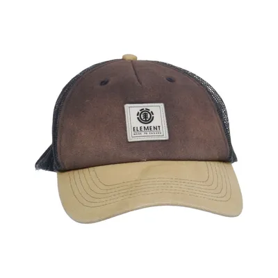 Trucker cap (Brown, Beige, Blue) from Element Cotton, Polyester