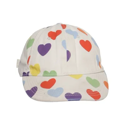 Baseballkasket (Hvid, Flerfarvet) fra Mini Rodini Genanvendt polyester