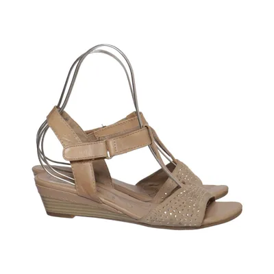 Wedges (Beige) from Jana Leather