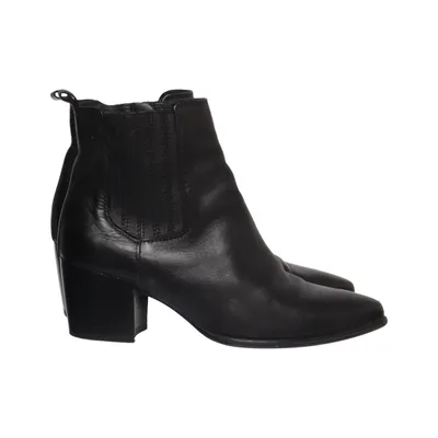 Heeled boots (Black) from Dasia Leather