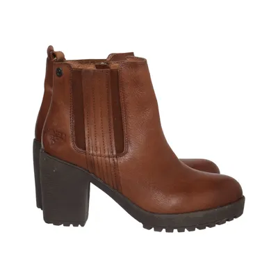 Bottes à talons (Marron) de Carmela Cuir