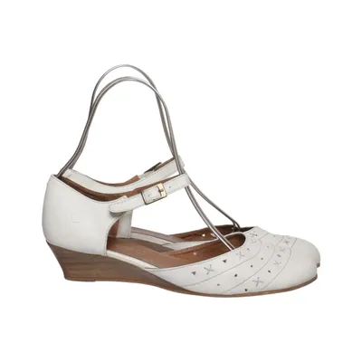 Keilschuhe (Weiß) von Ten Points Leder