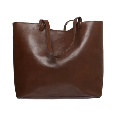 Handtasche (Braun) von Åhléns Polyester, Polyurethan