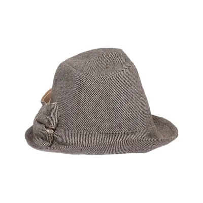 Fedora hoed (Bruin) van Must Have Acryl, Katoen, Polyamide, Polyester, Viscose, Wol
