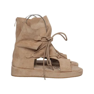 Sandales gladiateur (Beige) de Givana Suédine, Polyuréthane
