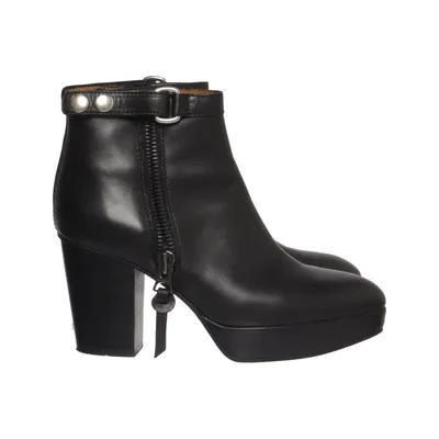 Heeled boots (Black) from Acne Studios Leather