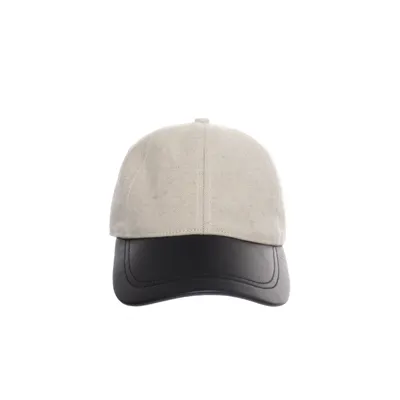 Baseball cap (Beige, Black) from Arket