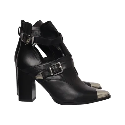 Heeled boots (Black, Silver) from Raid