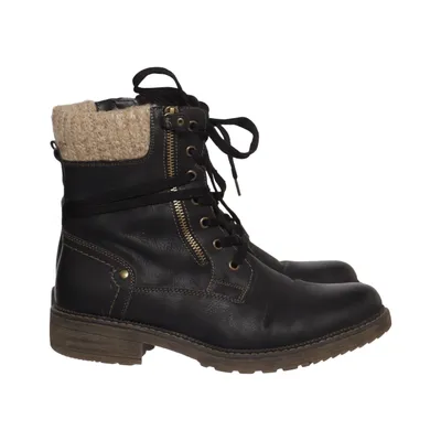 Laced boots (Black) from Relife