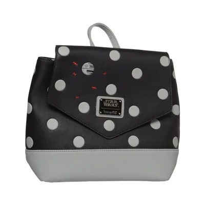 Ryggsäck (Grå, Svart) från Loungefly Skinnimitation