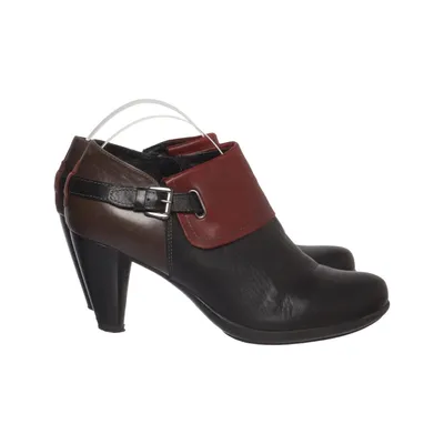 Bottes à talons (Noir, Rouge) de QUAZI Cuir