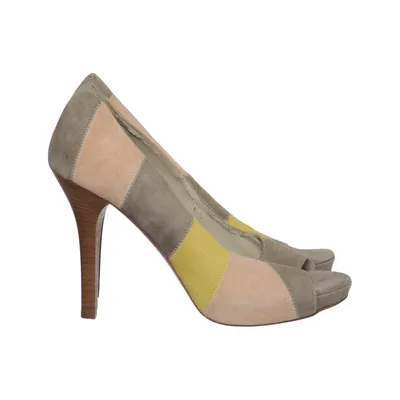 High heels (Gray, Multicolored) from Sisley Leather