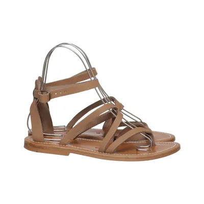 Sandalen (Bruin) van K. Jacques St.Tropez Leer