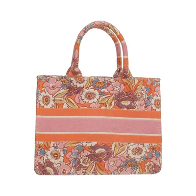Handbag (Orange, Pink, Multicolored) from Even & Odd Cotton