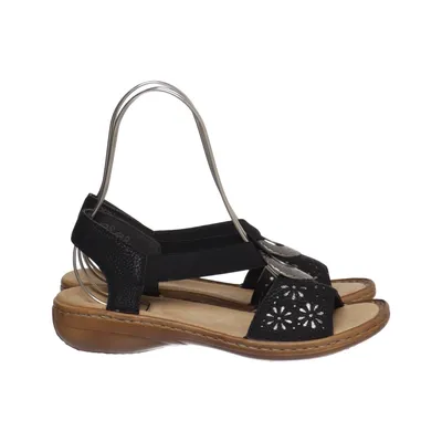 Sandals (Black, Brown) from Rieker Antistress Leather