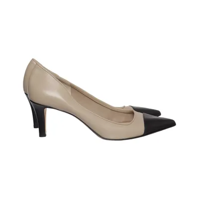 Pumps (Beige, Svart) från Footlight Skinn
