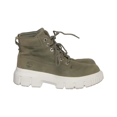 Bottes à lacets (Vert) de Timberland Cuir
