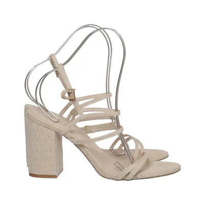 Sandaletten (Beige) van Raye Leer