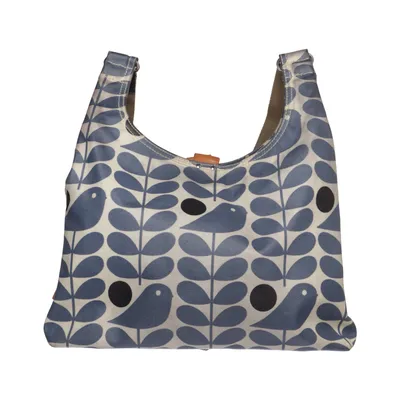 Tygpåse (Blå, Vit, Svart) från Orla Kiely Bomull, Polyester, Polyuretan