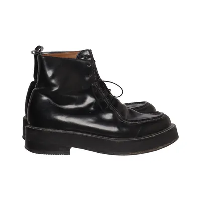 Schnürstiefel (Schwarz) von Long Life Leder