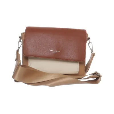 Shoulder-bag (Brown, White, Beige) from Art Street London