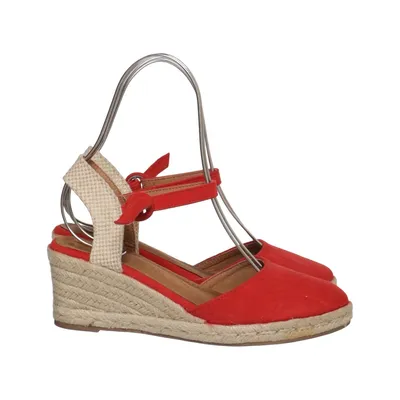 Chaussure compensées (Rouge, Beige) de Refresh Cuir
