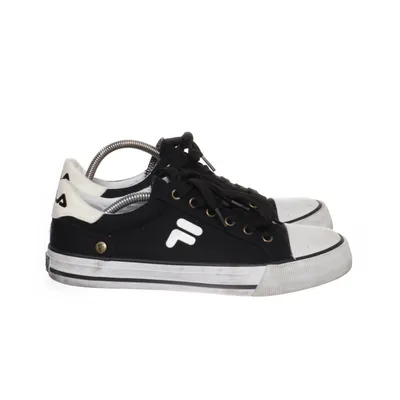 Canvas shoes (Black, White) from Fila