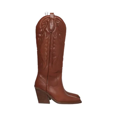 Cowboylaarzen (Bruin) van Bronx Leer