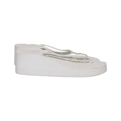 Tongs (Blanc, Argent) de Lascana