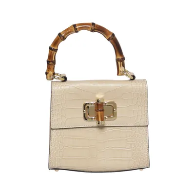 Handtas (Beige) van Made in italy
