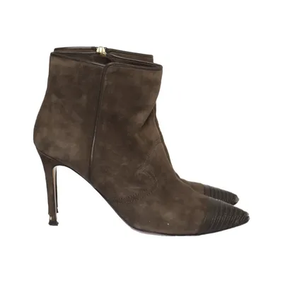 Bottes à talons (Marron) de Pura Lopez Cuir