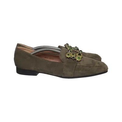 Loafers (Green) from Ideal Shoes