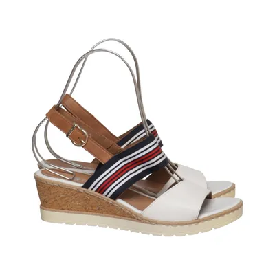 Chaussure compensées (Blanc, Bleu, Rouge) de Remonte Cuir