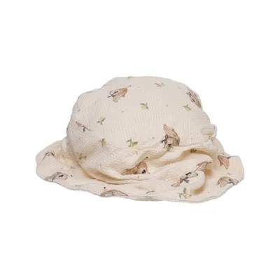 Bucket hat (Beige, Multicolored) from Geggamoja x Mrs Mighetto Elastane, Polyamide