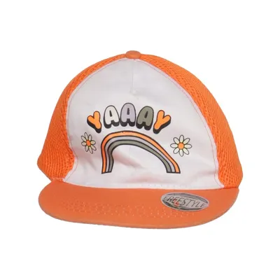 Baseballkasket (Orange, Hvid) fra Freestyle