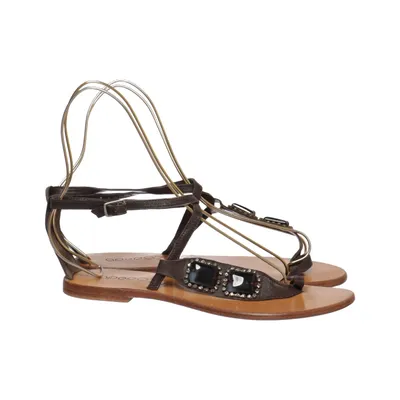 Sandalen (Zwart) van Apepazza Leer