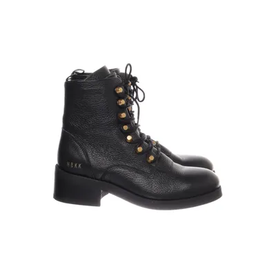 Laced boots (Black) from Nubikk Leather