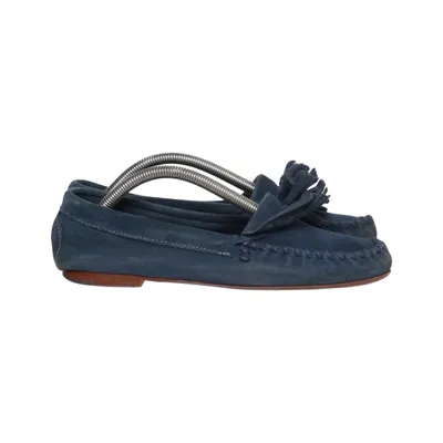 Moccasins (Blue) from Walter Bauer Leather