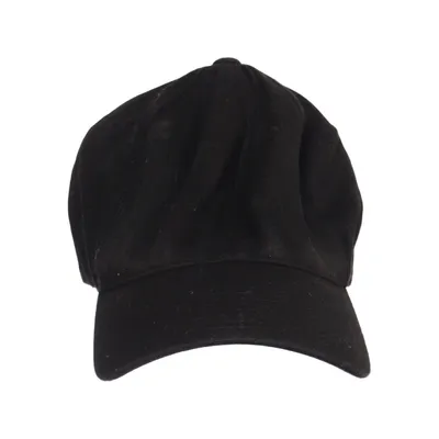 Casquette de baseball (Noir) de Yupoong Coton, Élasthane, Polyester