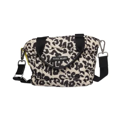 Shoulder-bag (Beige, Black) from Vivi Mari
