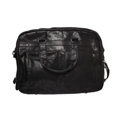 Sac d'ordinateur (Noir) de Gusti Leder