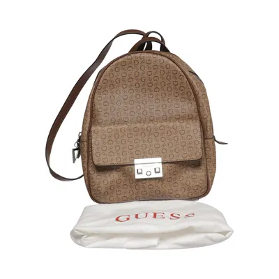 Ryggsäck (Beige, Brun) från Guess Polyester, Polyuretan