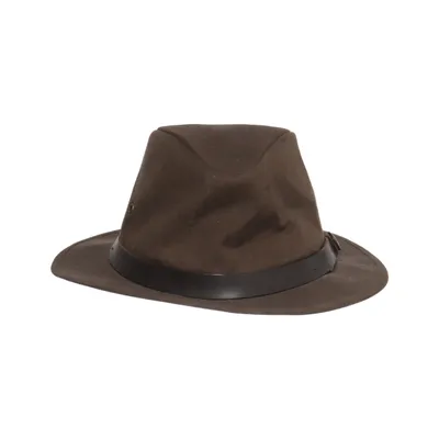 Fedorahat (Brun) fra Chevalier Bomuld, Polyester