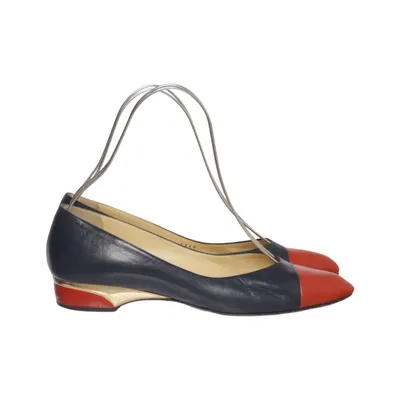 Ballet flats (Blue, Red) from Bruno Magli Leather