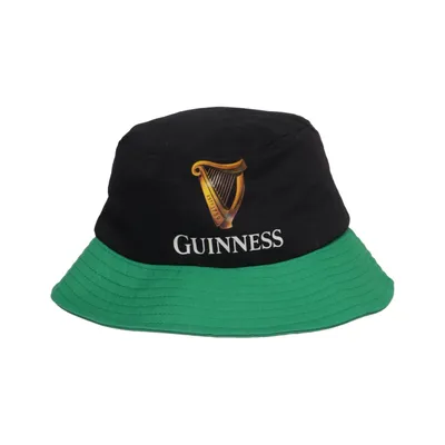 Bucket hat (Black, Green) from Guinness Recycled polyester