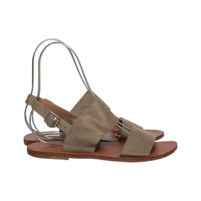 Sandals (Beige) from Vanessa Wu Faux suede, Leather